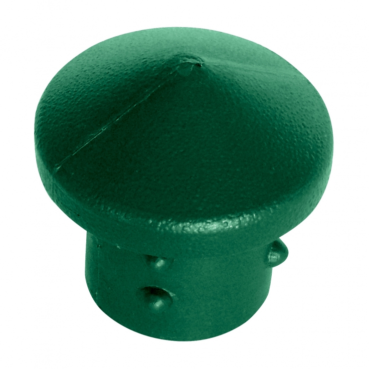 Post cap HDPE PVC 2“, green