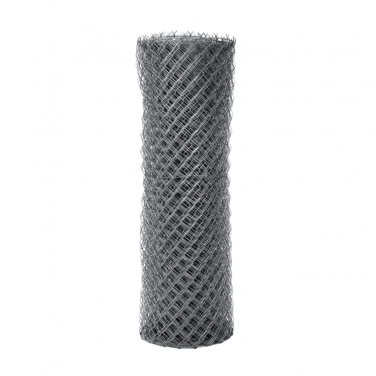 Chain Link fence IDEAL galvanized, ROUND INTERLACED roll 100/55x55/25m - 2,0mm
