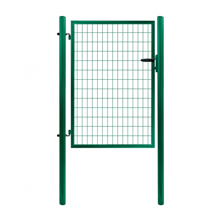 Single swing gate SOLID, 1073x1200 mm, Zn+RAL 6005