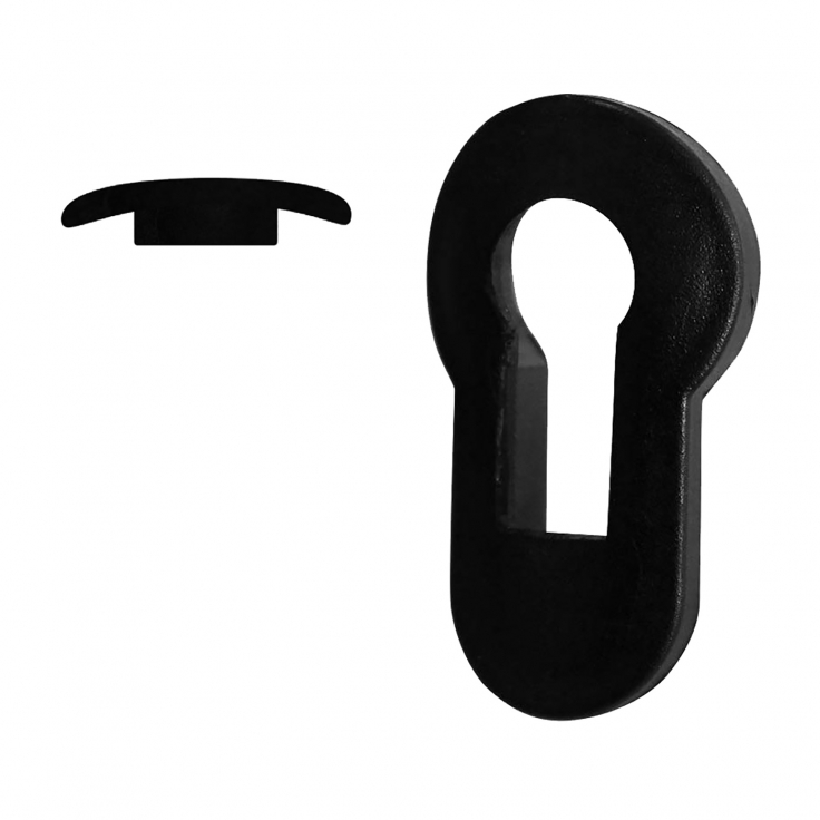 Plastic cover for dozic lock, black