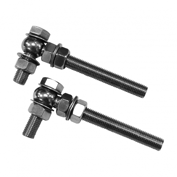 Stainless steel adjustable hinge M16x160 (2pcs)
