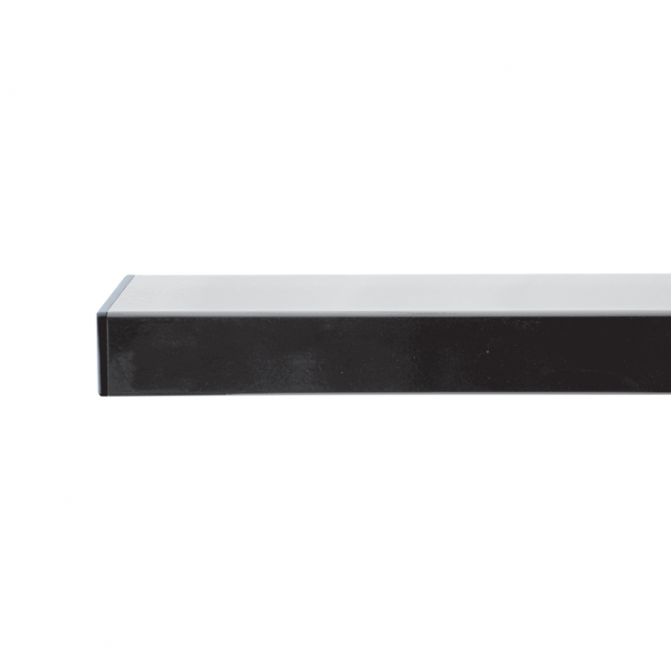 PILWOOD - crossbar / post galvanized + PVC 200/60x40/1,5 RAL 7030 grey