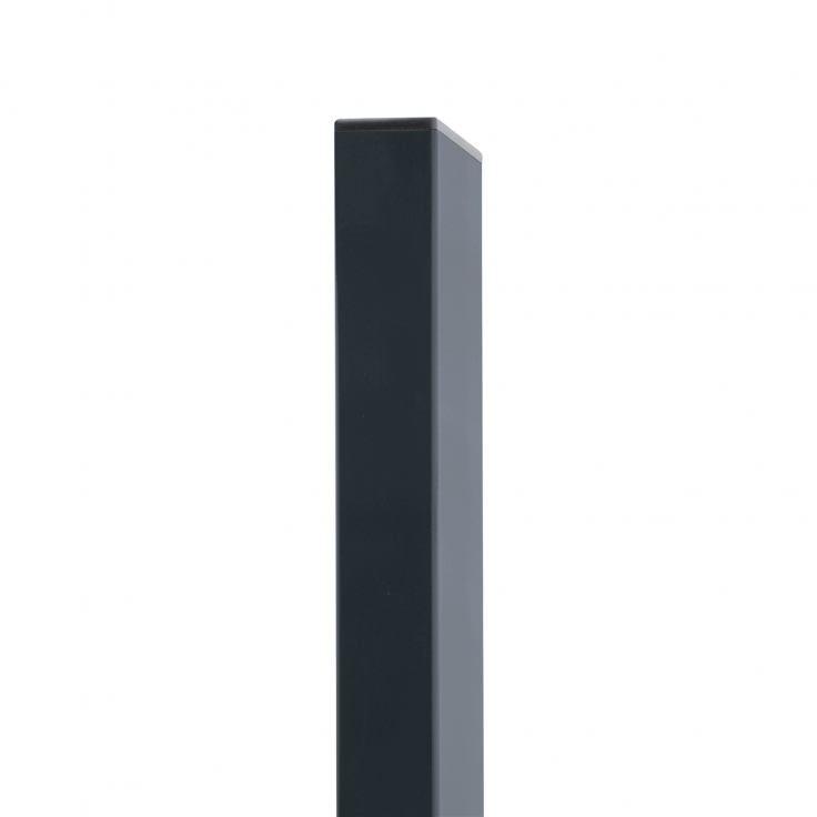 Sloupek PILODEL® Zn + PVC 60 × 40 mm - délka 260 cm, barva antracit (RAL 7016)
