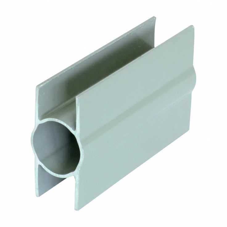 Plattenhalter PVC - durchlaufend, Durchmesser 38 mm