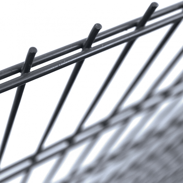 Geschweißte Gittermatte PILOFOR® SUPER RAL 7016 verzinkt und PVC-beschichtet 2500 × 2430 mm - höhe 243 cm