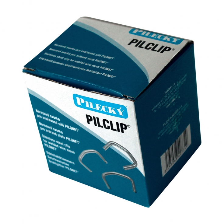 PILCLIP®-Klammern aus rostfreiem Draht - Verpackung 500 st.