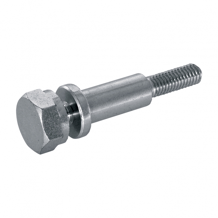 Security bolt galvanized  with breaking off head 52mm