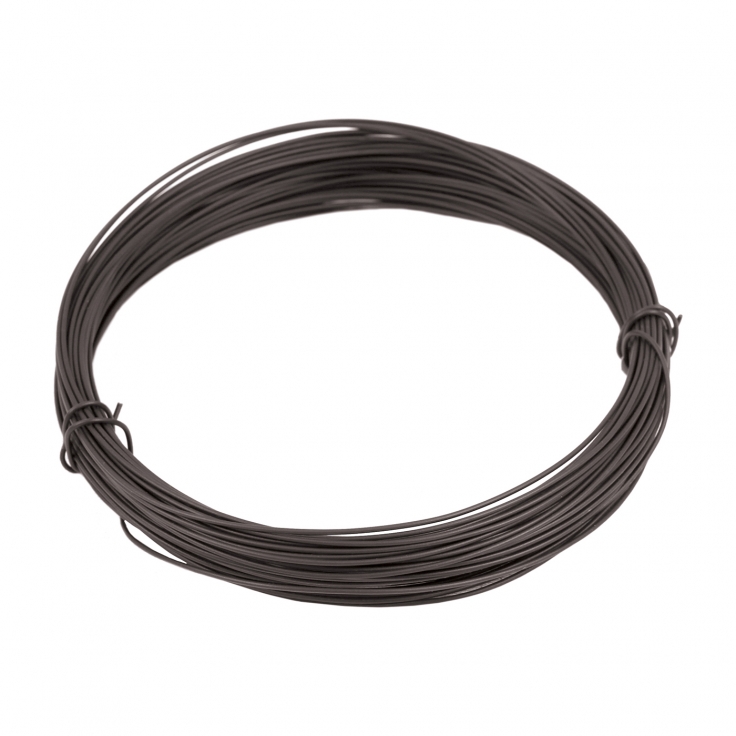 Binding wire 1,4/2,0 - 50m galvanized + PVC, brown