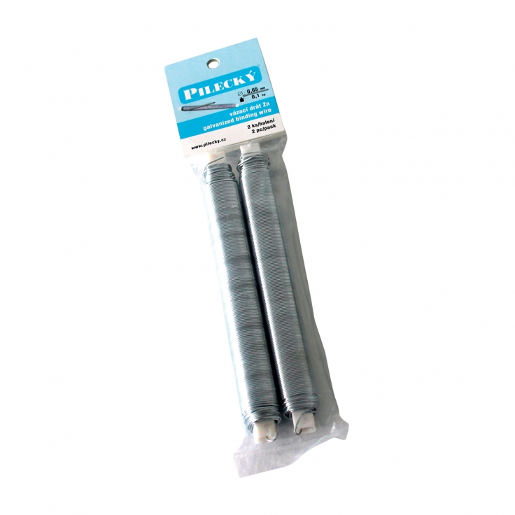Binding wire (2 pcs in package) 0,65/0,2kg, galvanized