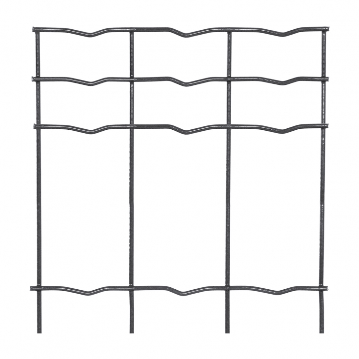Welded wire mesh galvanized + PVC PILONET ANTHRACITE 1800/50x100/25m - 2,5mm