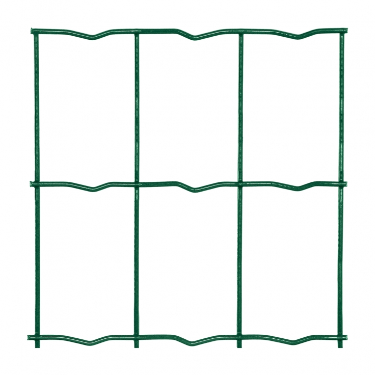 Welded wire mesh galvanized + PVC PILONET MIDDLE 1500/50x100/25m - 2,2mm, green