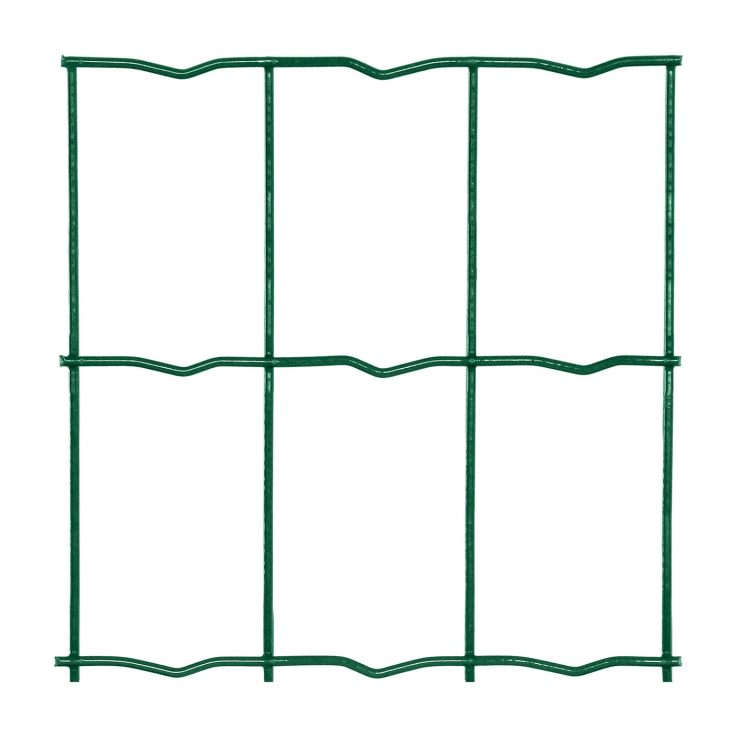 Welded wire mesh galvanized + PVC PILONET MIDDLE 1800/50x100/25m - 2,5mm, green