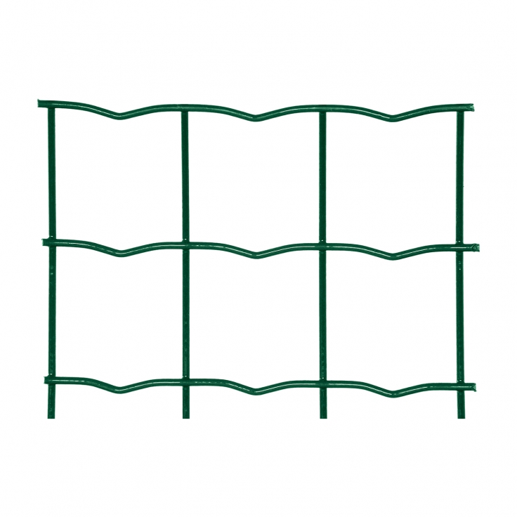 Welded wire mesh galvanized + PVC PILONET SUPER 1000/50x50/25m - 3,0mm, green