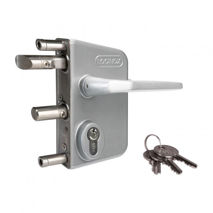 Industrial lock LAKQ40 - silver LOCINOX
