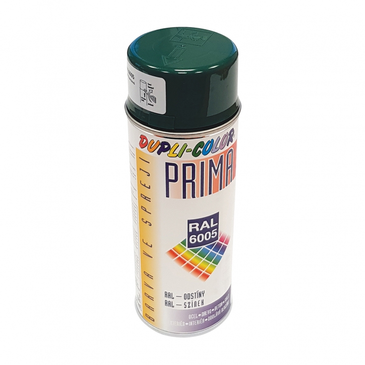 Farbe im Spray grüne RAL 6005