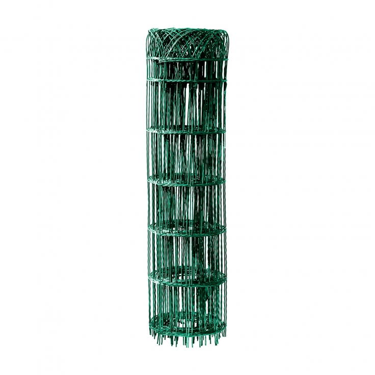 Decoration mesh galvanized + PVC DEKORAN 40/90x150/10m, green