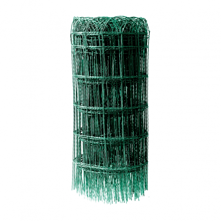 Decoration mesh galvanized + PVC DEKORAN 40/90x150/25m, green