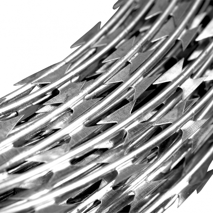 Razor blade spiral galvanized, 450mm, optimal unwound length 9-10m