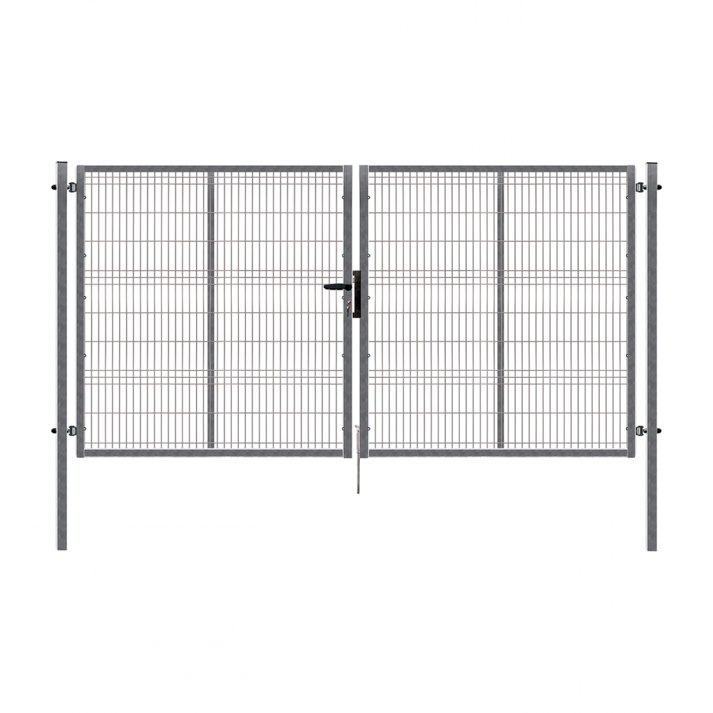 Dvoukřídlá brána PILOFOR® pozinkovaná (Zn) - rozměr 4118 × 1245 mm