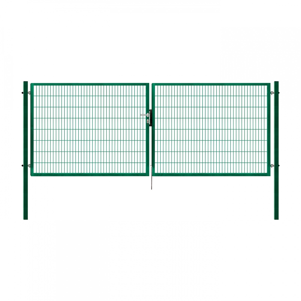 Dvoukřídlá brána PILOFOR® SUPER poplastovaná (Zn + PVC) - rozměr 4090 × 1180 mm