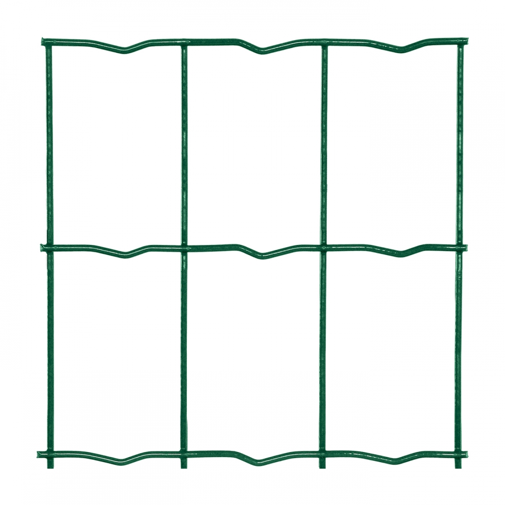 Welded wire mesh galvanized + PVC PILONET LIGHT PLUS 1500/75x100/25m - 2,1mm, green