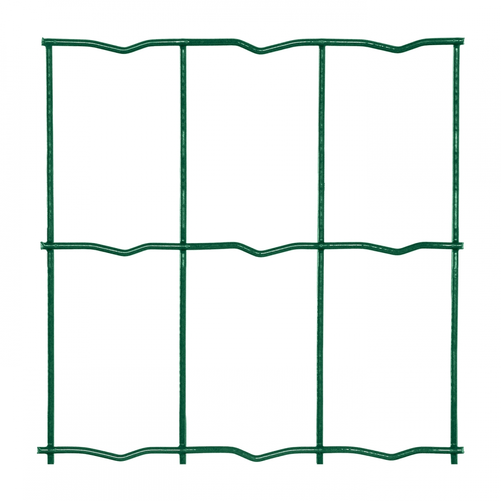 Welded wire mesh galvanized + PVC PILONET MIDDLE 2000/50x100/25m - 2,5mm, green