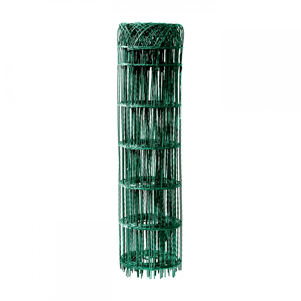 Decoration mesh galvanized + PVC DEKORAN 25/90x150/10m, green