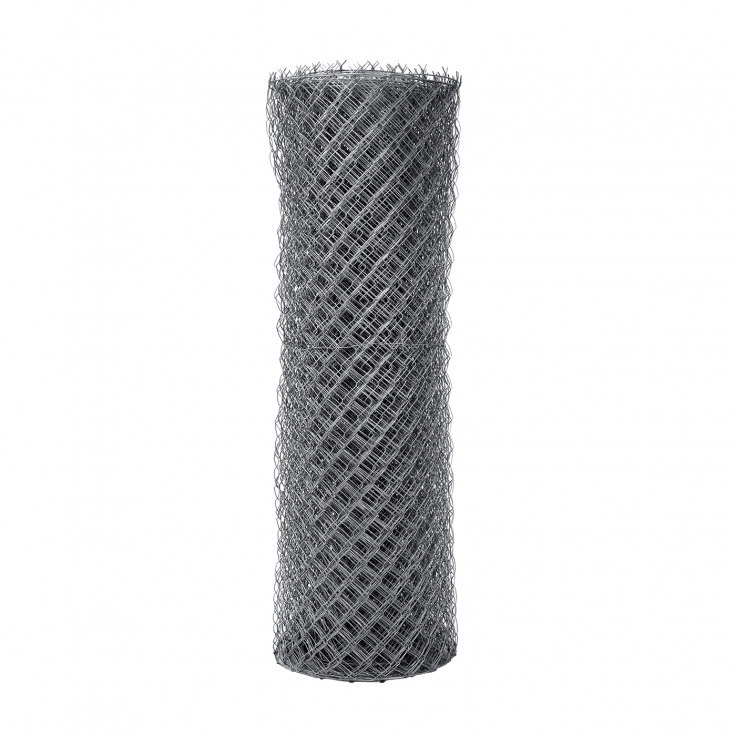 Chain Link fence IDEAL galvanized, ROUND INTERLACED roll 180/55x55/25m - 2,0mm