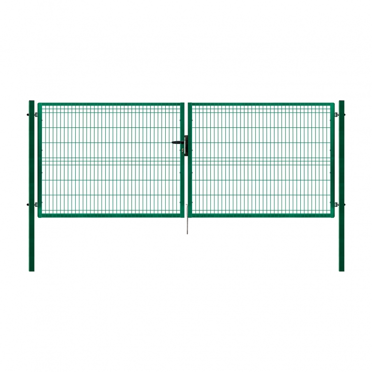 Dvoukřídlá brána PILOFOR® poplastovaná (Zn + PVC) - rozměr 4118 × 1245 mm