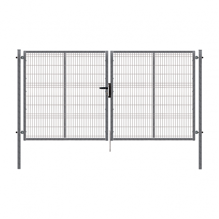 Double swing gate PILOFOR, 4118x1045 mm, Zn