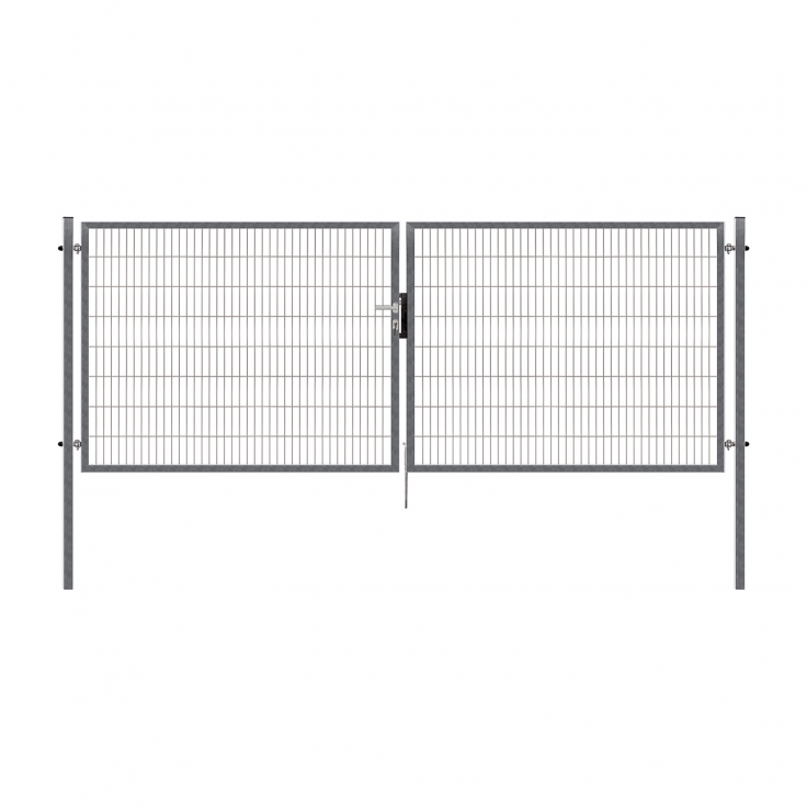 Double swing gate PILOFOR SUPER, 4090x980 mm, Zn