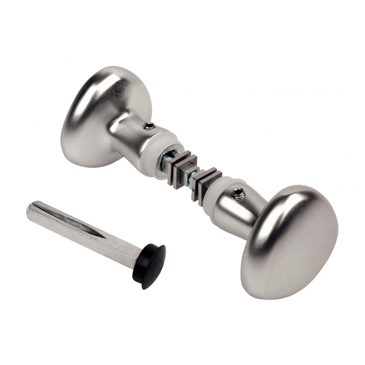 Aluminium blocking knob set LOCINOX