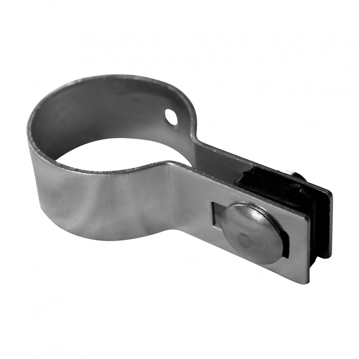 Clamp for posts Ø 48mm, galvanized, terminal