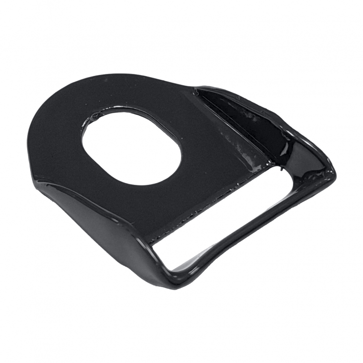 Eyelet for post sleeve, stainless steel + PVC, anthracite