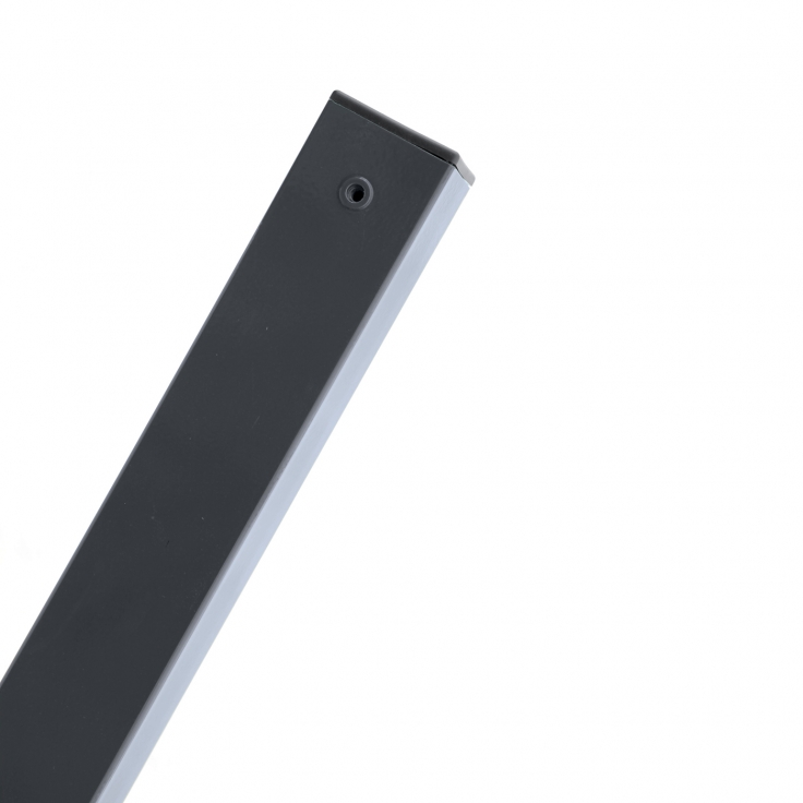 Pfosten PILOFOR® verzinkt und PVC-beschichtet 60 × 60 mm - Länge 300 cm, Farbe anthrazit