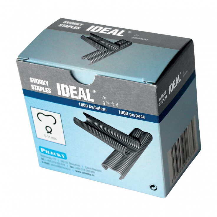 Klammer IDEAL® verzinkt, Verpackung 1 000 St.