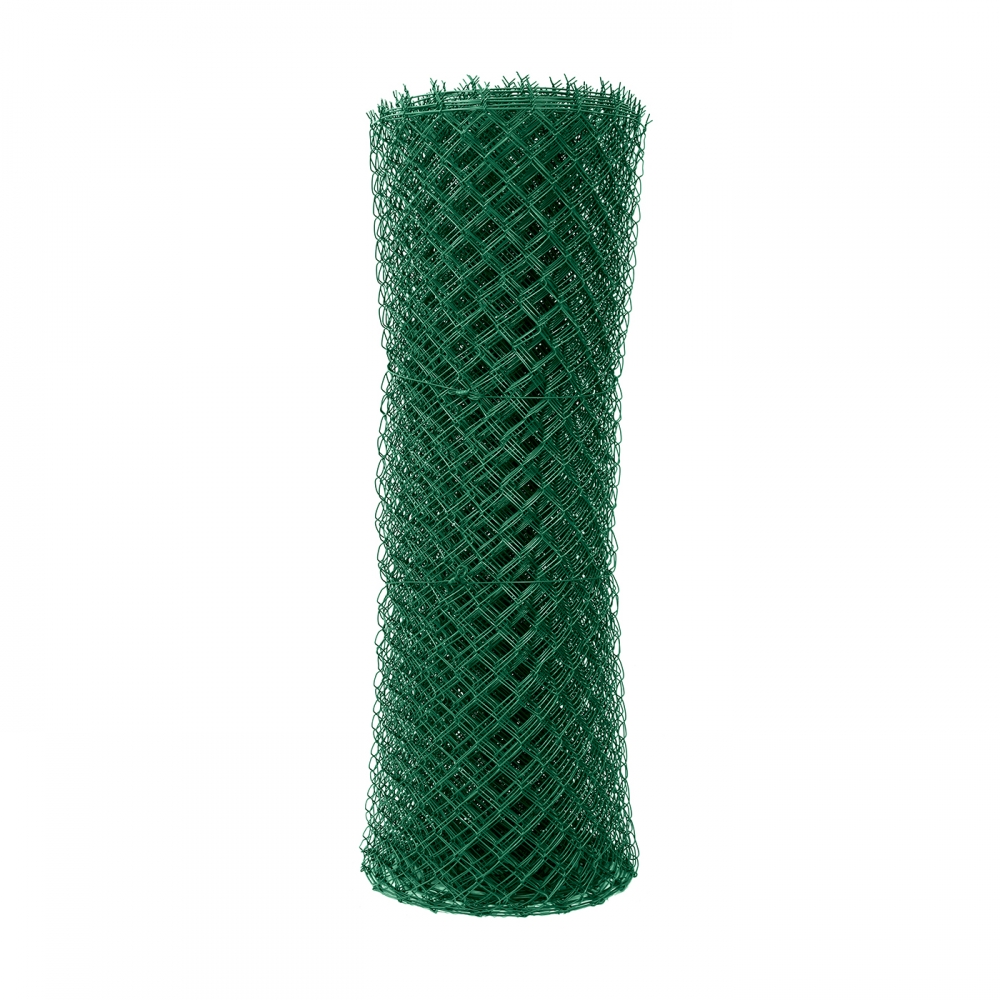 Čtyřhranné pletivo poplastované IDEAL Zn + PVC (s napínacím drátem) - výška 100 cm, zelená, 25 m