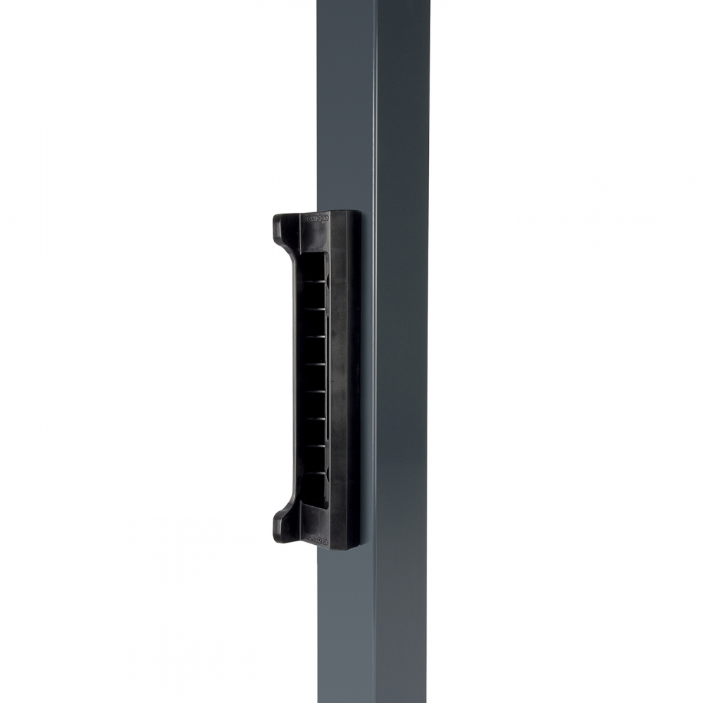 Garden gate stop plastic SFKP QF - PVC - black LOCINOX