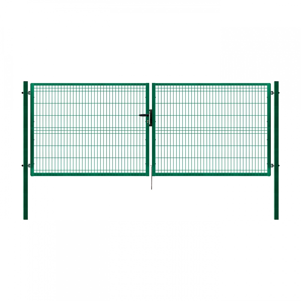 Dvoukřídlá brána PILOFOR® poplastovaná (Zn + PVC) - rozměr 4118 × 1545 mm