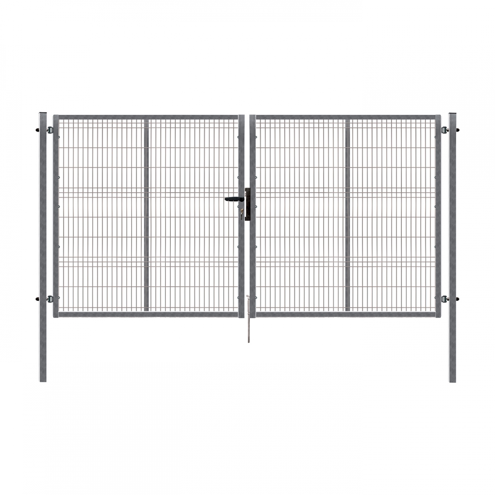 Dvoukřídlá brána PILOFOR® pozinkovaná (Zn) - rozměr 4118 × 1545 mm
