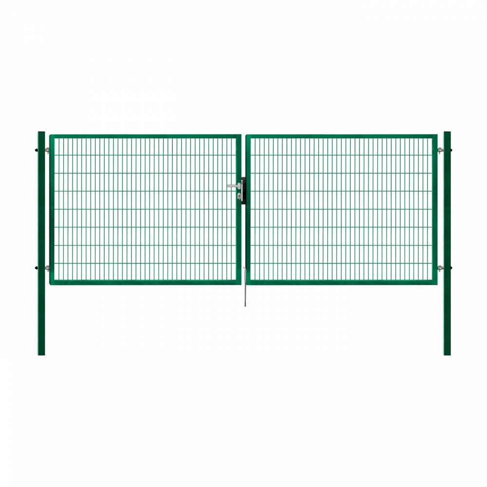 Dvoukřídlá brána PILOFOR® SUPER poplastovaná (Zn + PVC) - rozměr 4090 × 1380 mm
