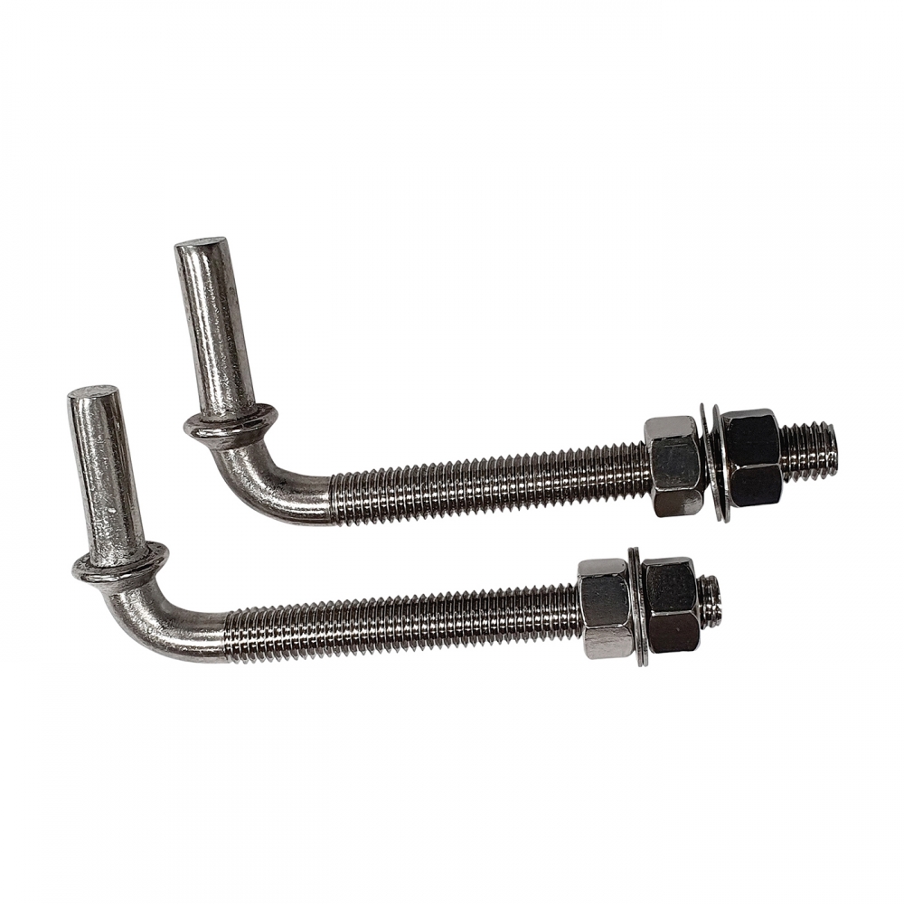 Rostfreies einstellbares Scharnier M12×120 (2 St.)