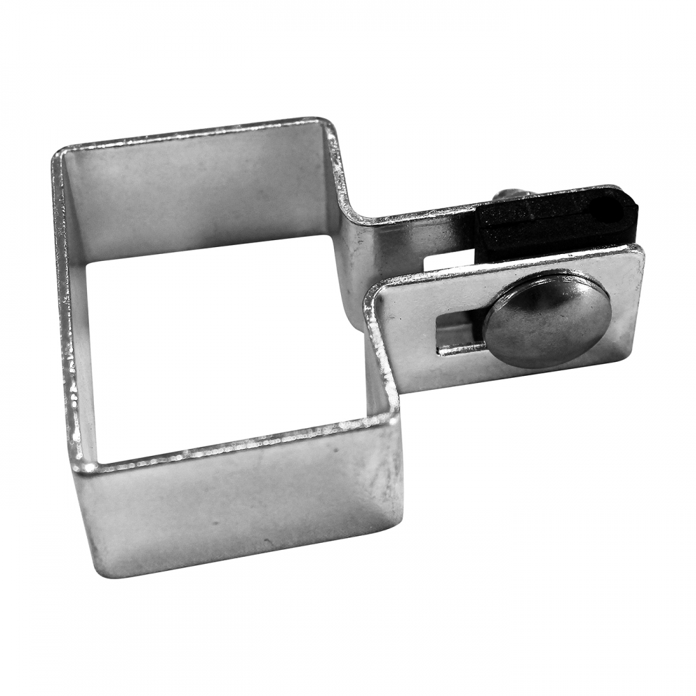 Clamp for post 60x40mm, galvanized, terminal,