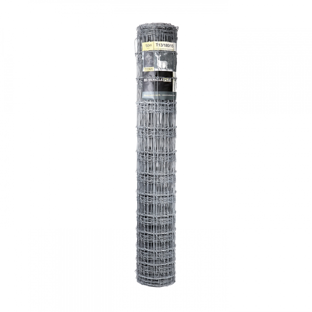 Knotted fence galvanized, park, TITAN 2410/17/150/50m