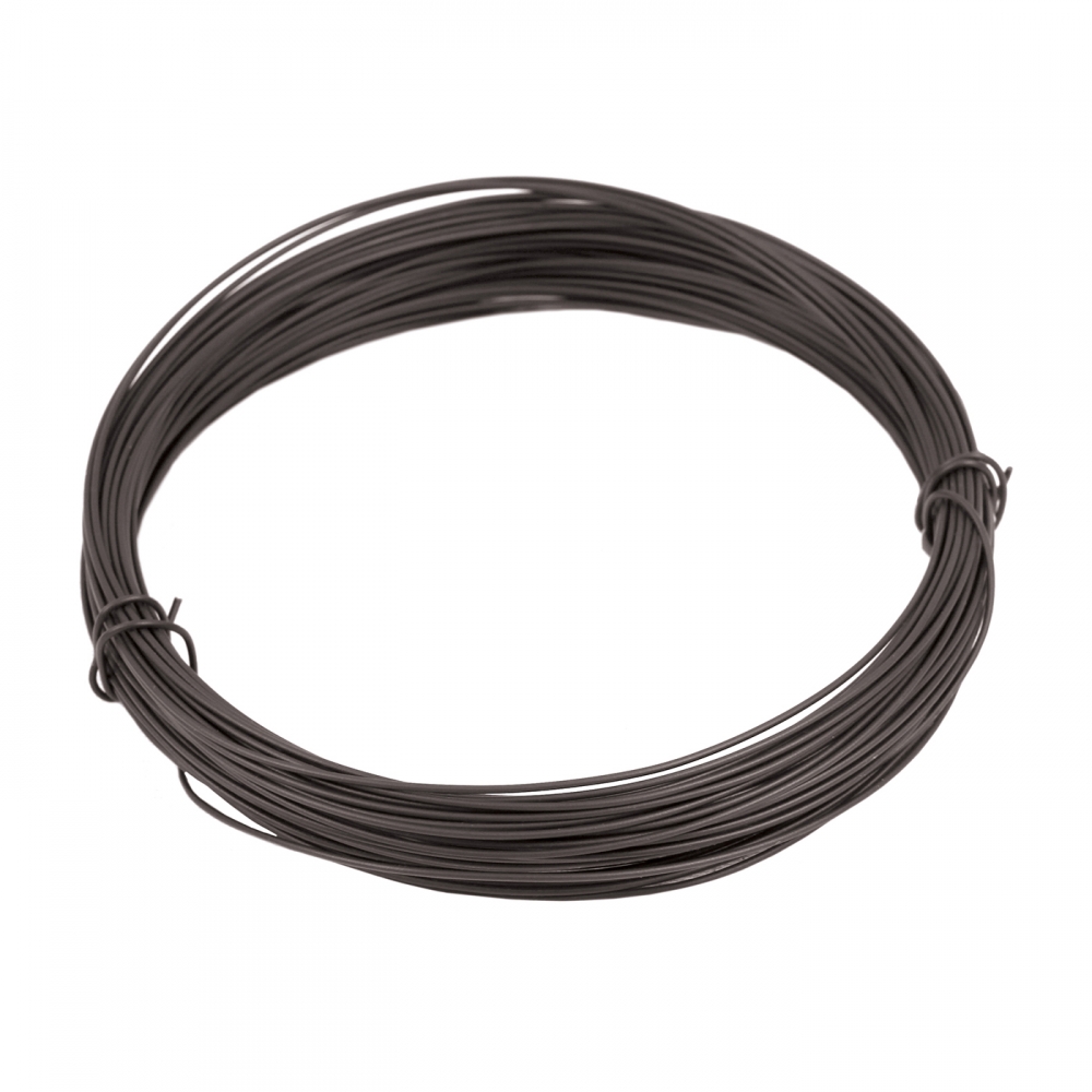 Bindedrähte 1,4 mm verzinkt und PVC-beschichtet, braun - Länge 50m