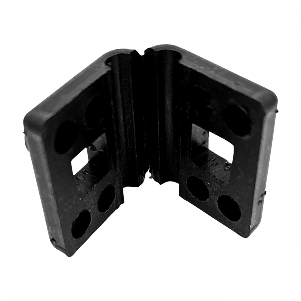 Panel PILOFOR clamp spacer for wires 4-5 mm PVC, black