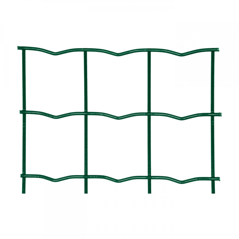 Welded wire mesh galvanized + PVC PILONET SUPER 1000/50x50/25m - 3,0mm, green