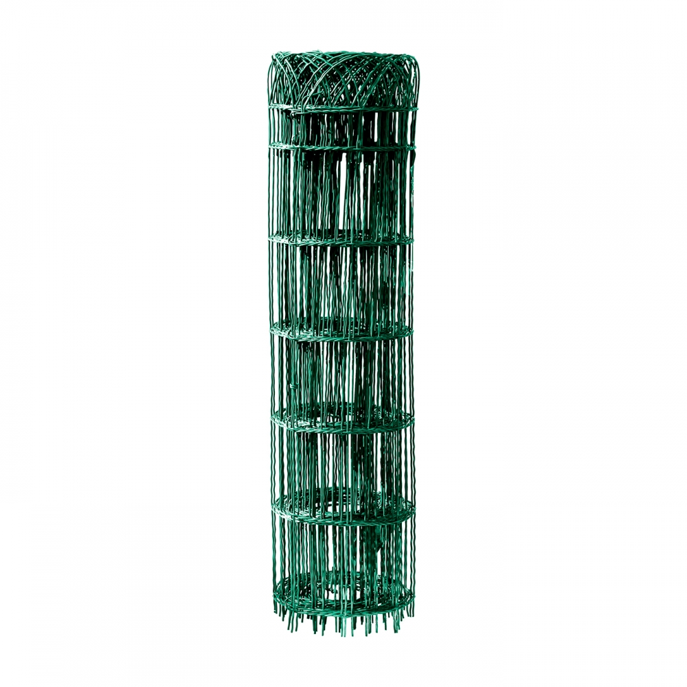 Decoration mesh galvanized + PVC DEKORAN 25/90x150/10m, green