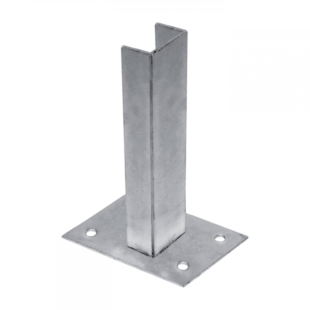 Standfuß zur Pfostenmontage auf Betonfundament - für Pfosten - profil 60 × 60 mm